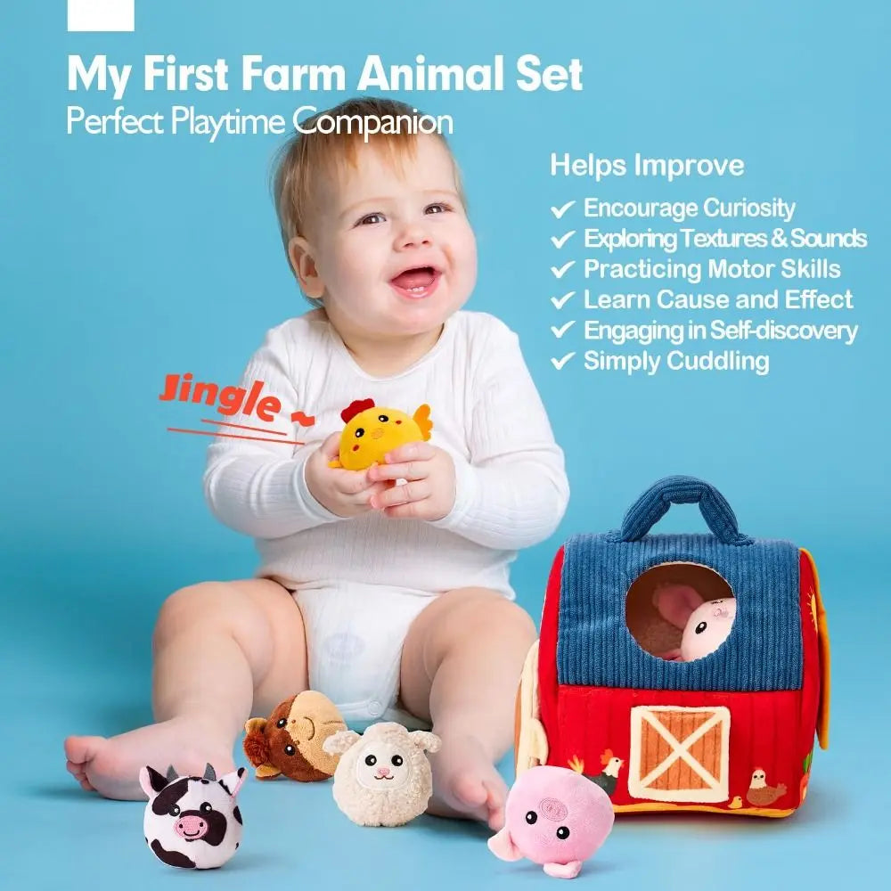 FarmFun™ Plush Sensory Barn Set — product view 3