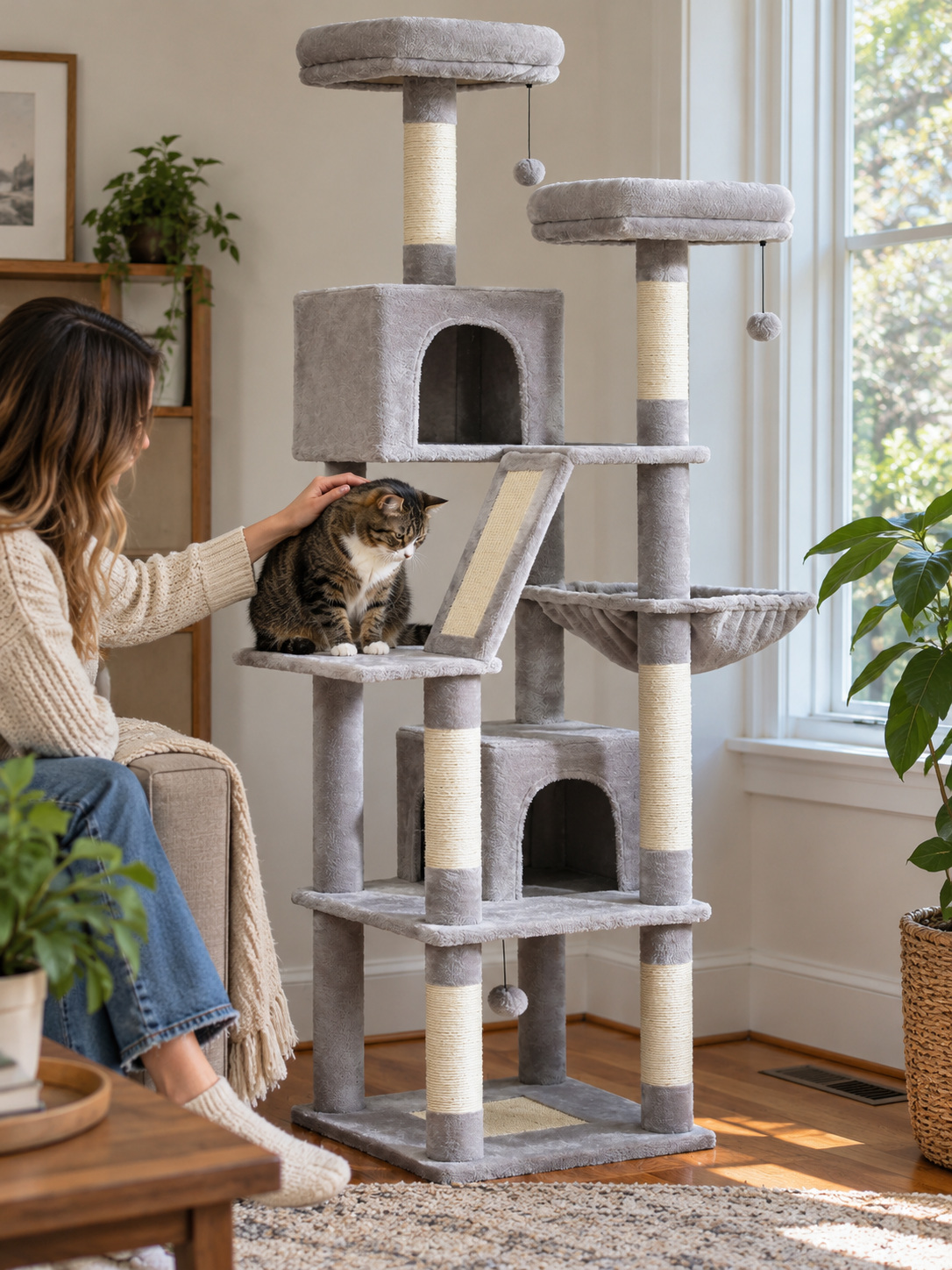 Plush Cat Tree product highlights